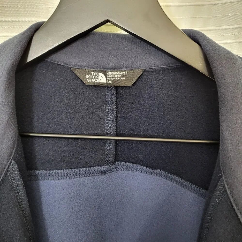 The North Face 200wt Cinder Lightweight Jacket Navy Army Green Zip Men's Size L
